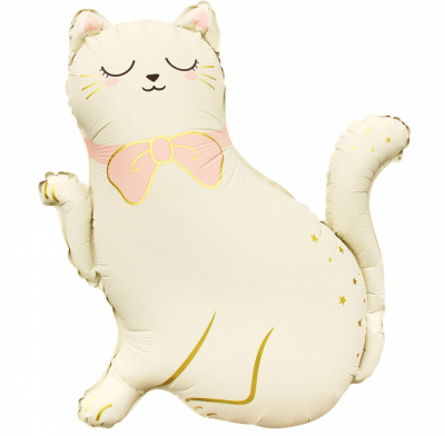 Кошечка беж сатин