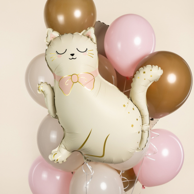 Кошечка беж сатин